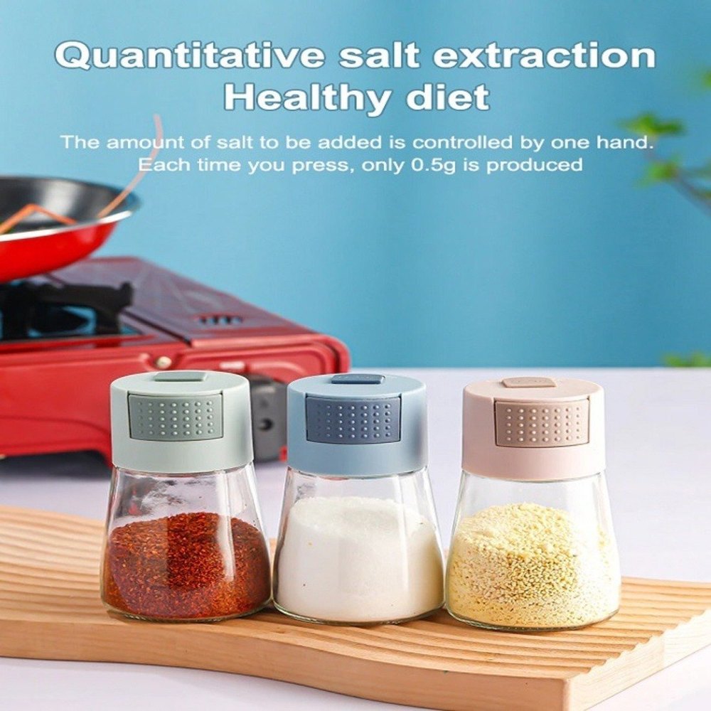 1 Multicolor Salt Dispenser Glass Bottle, Packaging Type: Box, Model Name/Number: 0867