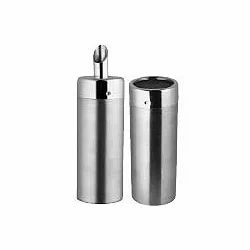 Silver Stainless Steel Sugar Dispenser, For Hotel, Packaging Type: Box