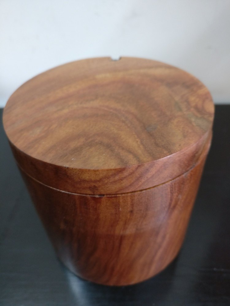 Wooden Sheesham Wood Salt Sugar Box, For Home, Packaging Type: Packet