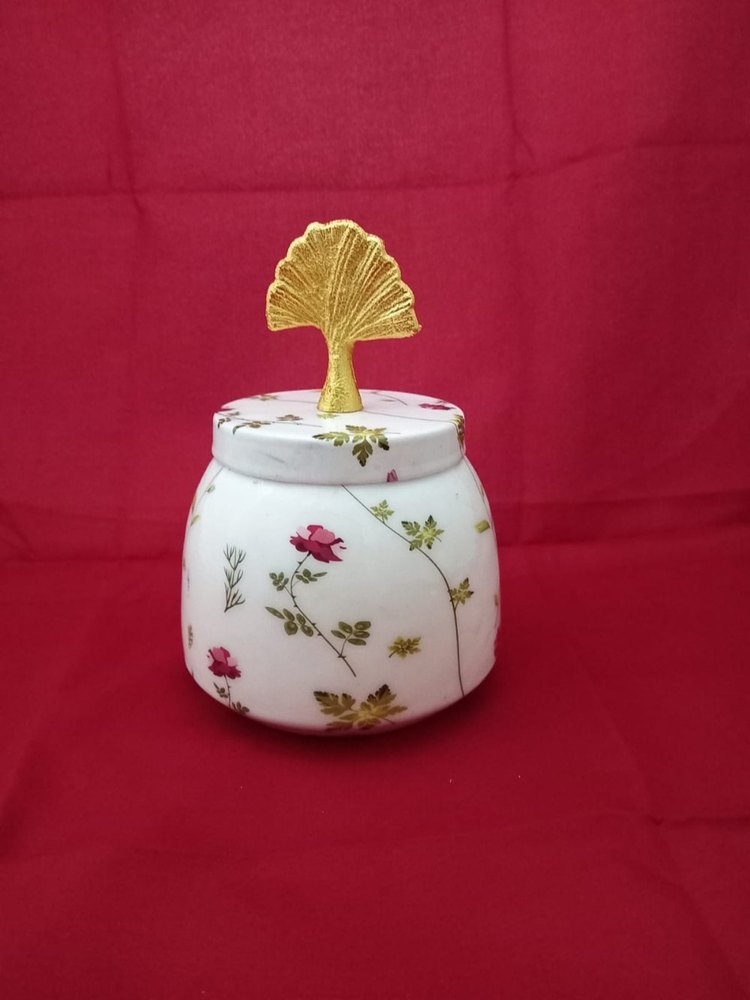 Ceramic Metal Dry Fruits Boxes, For Storage Sugar