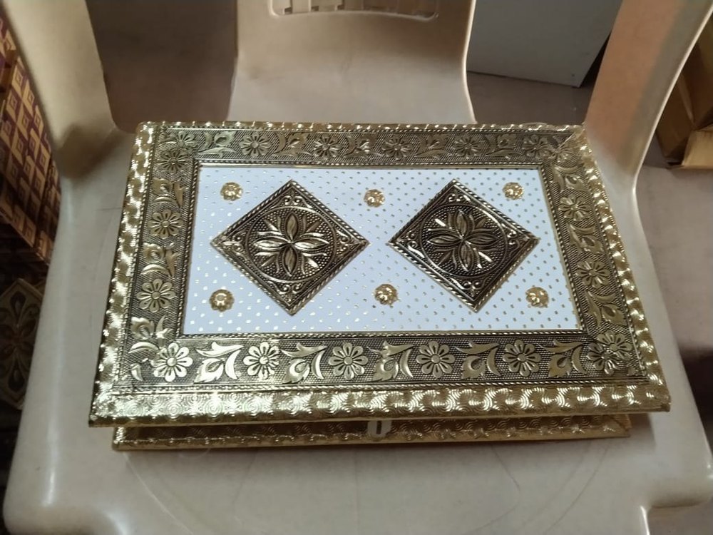 Wood Beige Decorative New Year Mukhwas Box, For Gift / Serving