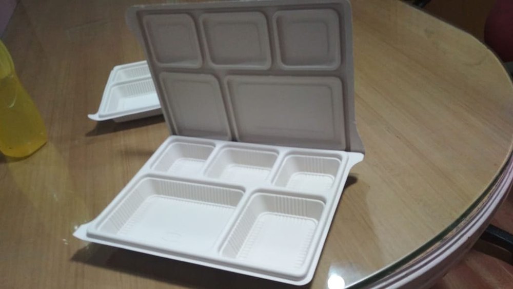 Corn Starch Light White Take Away Food Boxes