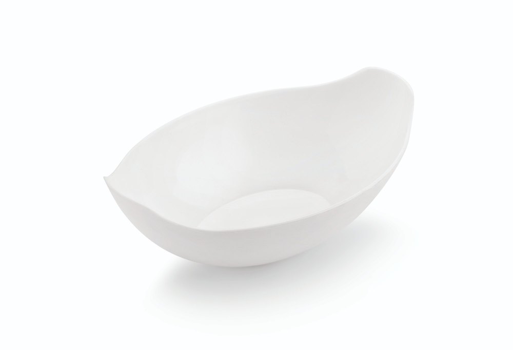 White Plain Enrich Plastic Boat Bowl (BT 205), For Hotel