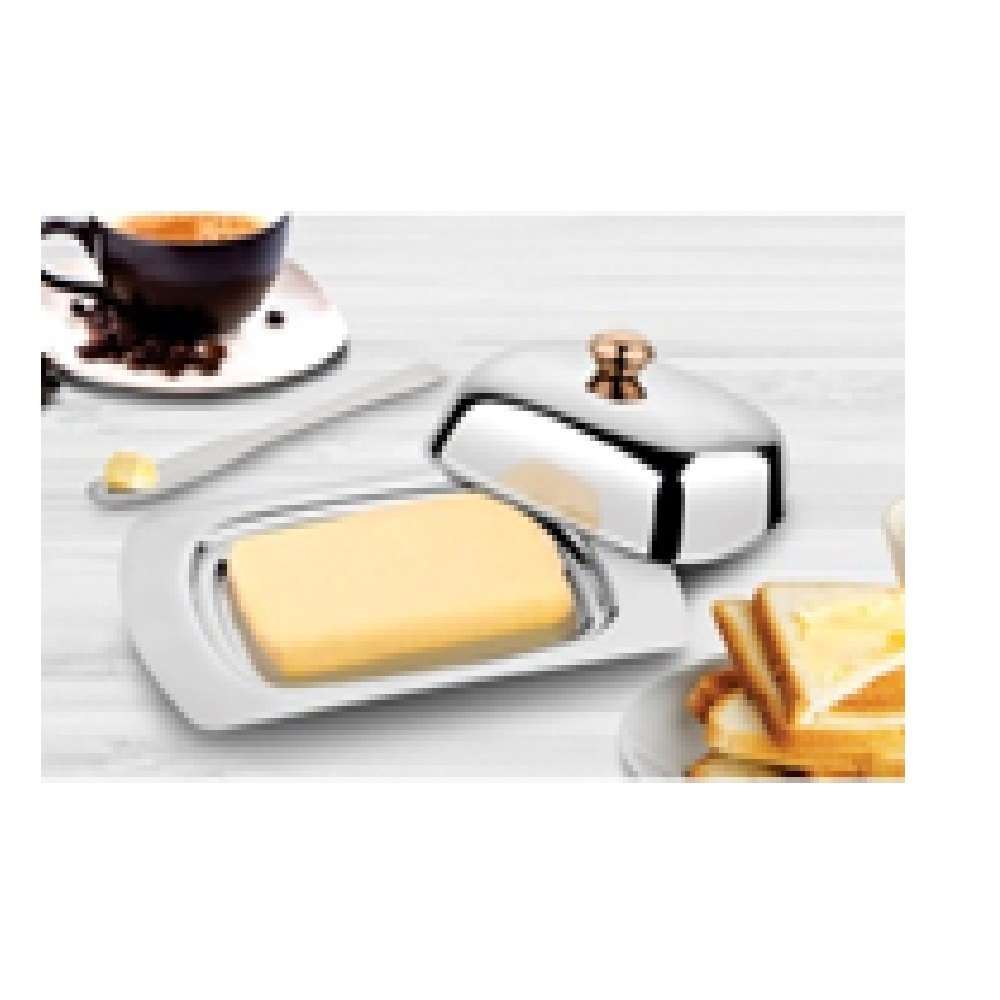 Butter Dish With Butter Knife