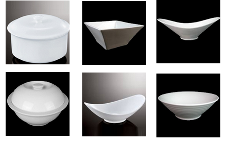 White Porcelain Portion Dish, Packaging Type: Packet, Round