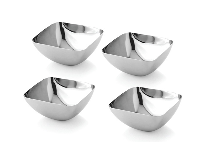 Stainless Steel Chrome TANB402 Nut Bowl, For Restaurant