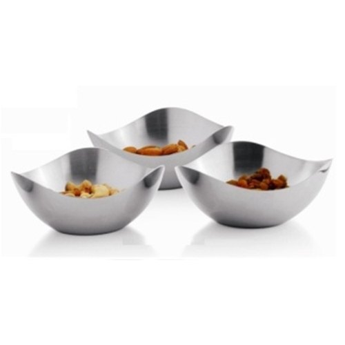 Silver Sanjeev Kapoor Stainless Steel Nut Bowl, For Home, Hotel And Restaurant