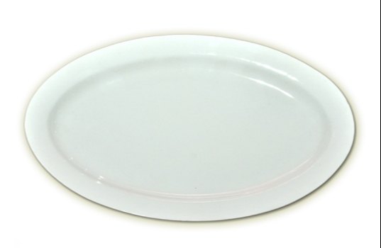 Silver Wooden Oval Platter Bharat 14
