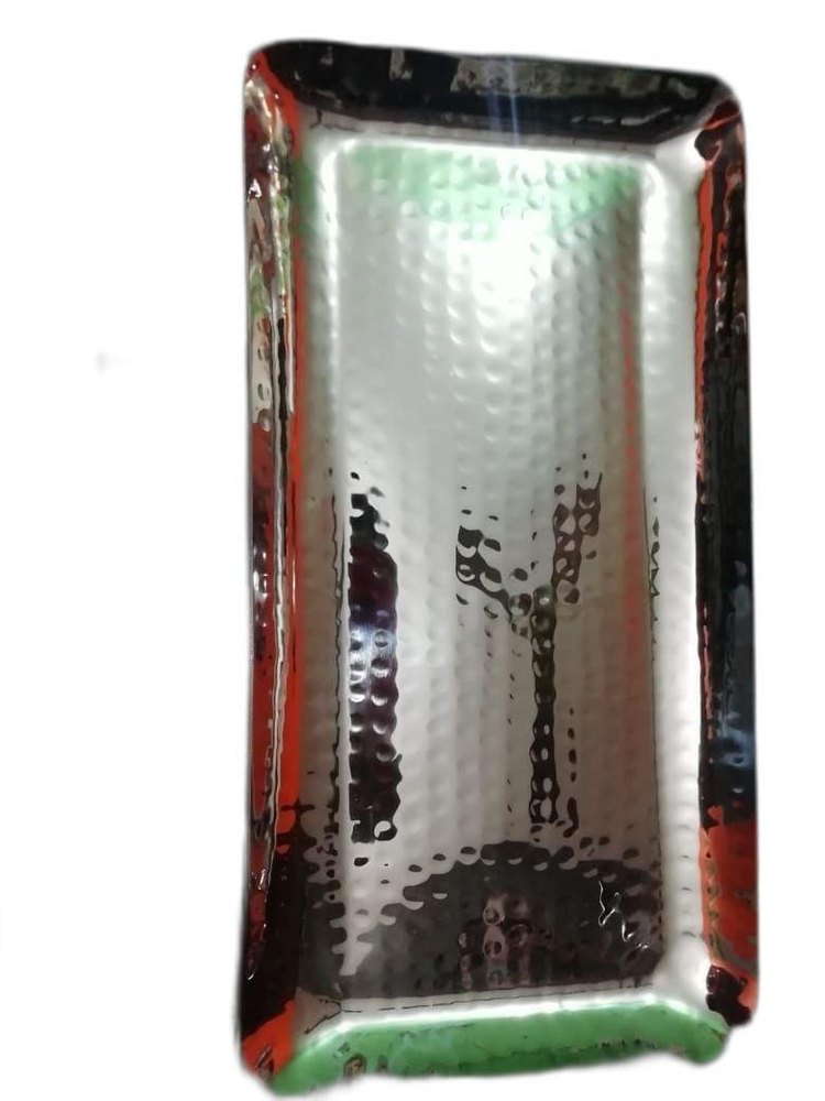 Rectangular Stainless Steel Serving Platter