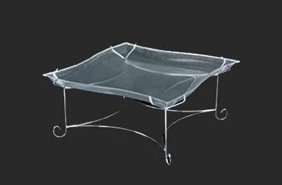 White & Black Rectangular S Platter, For Restaurant