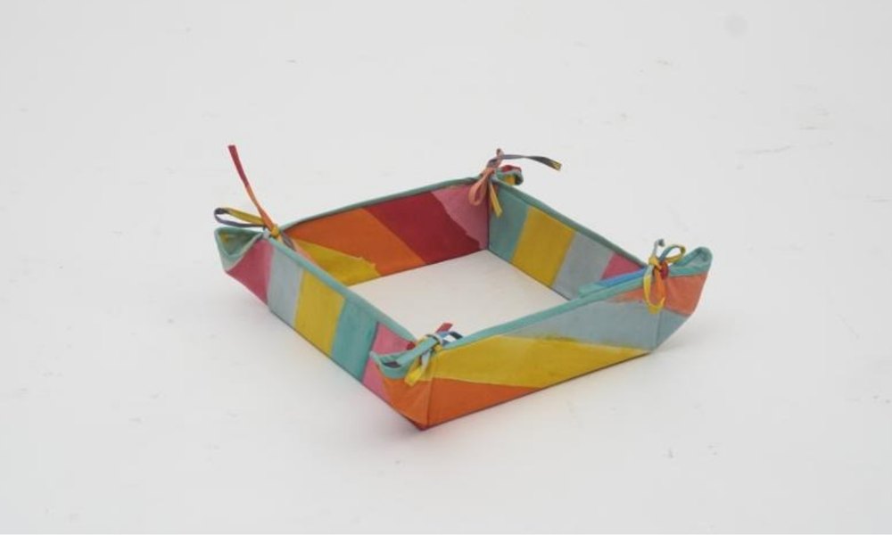 Bread Basket Hand Block Printed Cotton