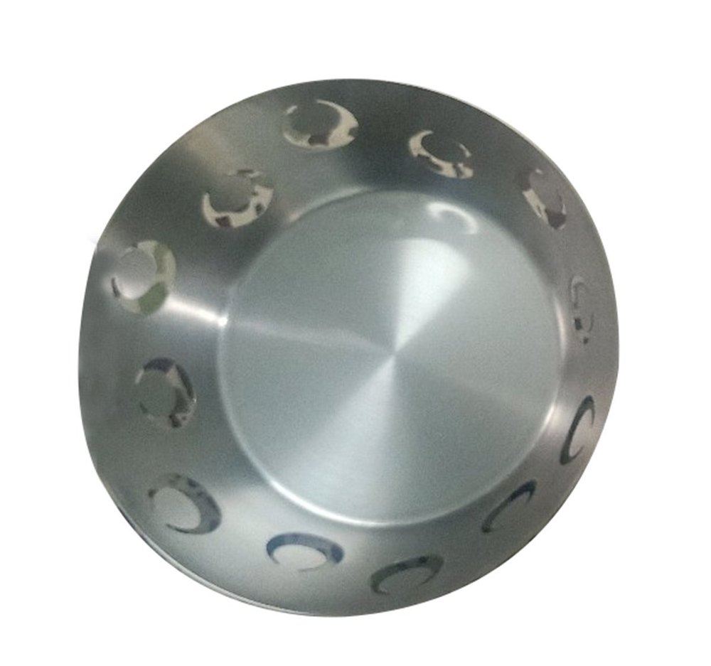 Stainless Steel Silver Mosaic Bread Basket, For Home, Size: 10x3inch