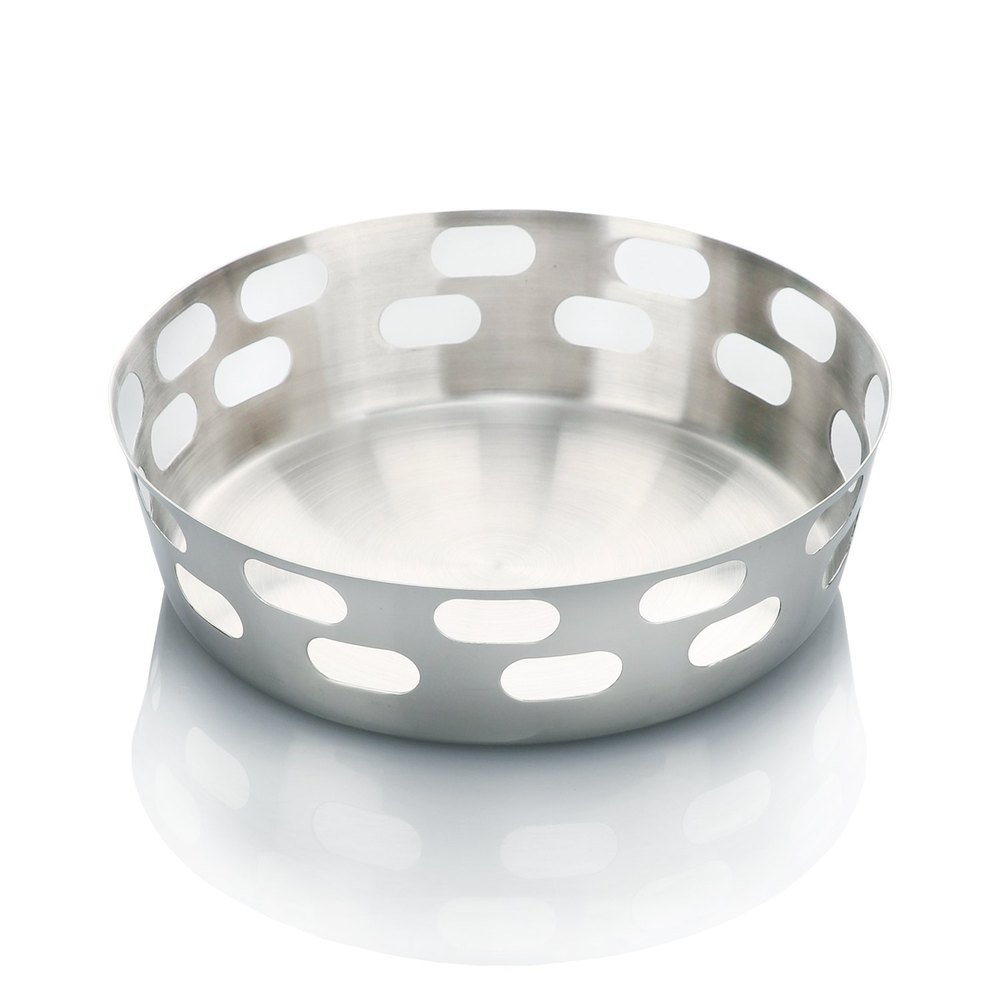 Stainless Steel Silver Bread Basket, For Restaurant