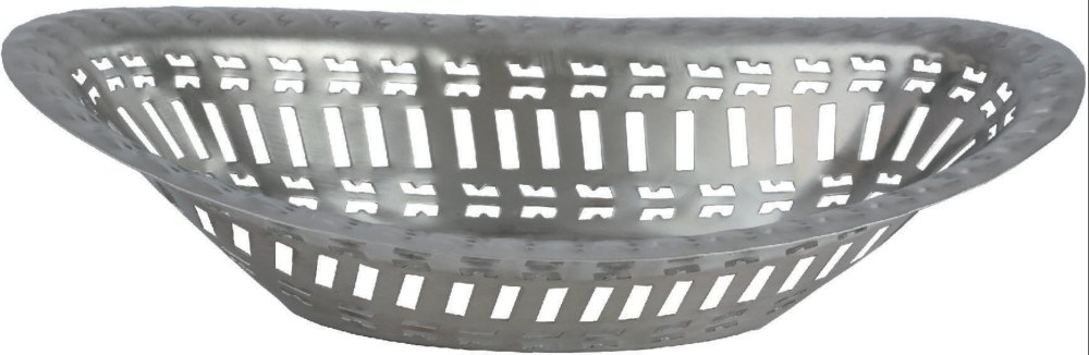 Metal Silver Steel Bread Basket