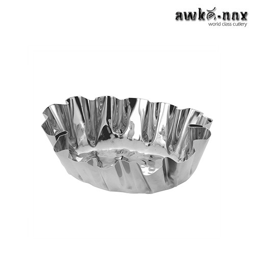 Awkenox Silver Metal Bread Basket, For Restaurant