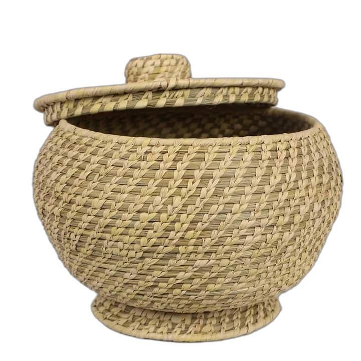 Sabai Grass Natural Chapati Basket, For Home, Size: 10*7