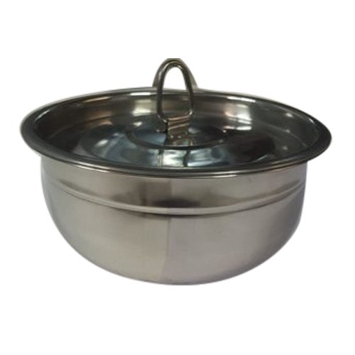 8 Inch Stainless Steel Makhan Pot