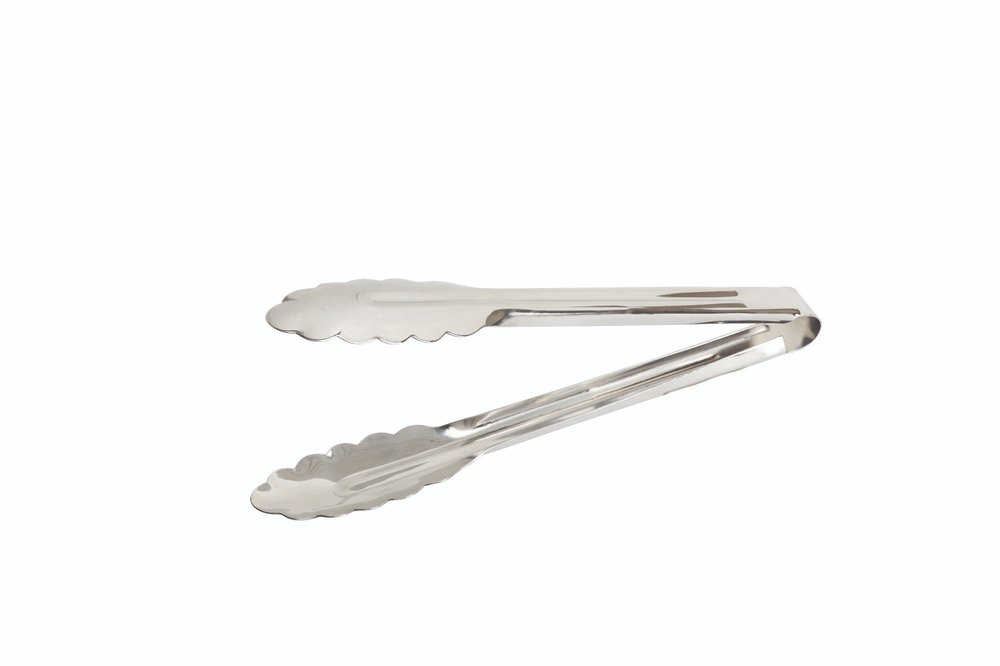 Silver Stainless Steel Universal Tong Without Spring, Packaging Type: Box, Size: Not Specified