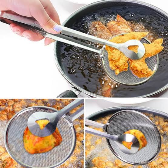 Stainless Steel Food Tong, For Filter Spoon And Clip Bits
