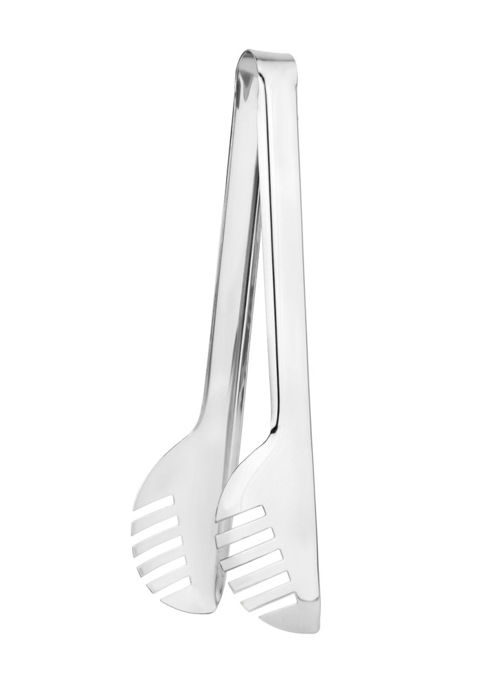 Silver Stainless Steel Salad Tongs, For Kitchen Use
