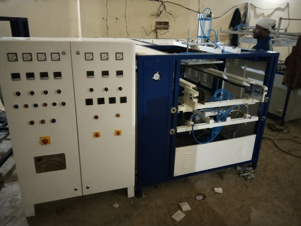 Automatic 3 Disposable Plastic Plate Making Machine, 15KW
