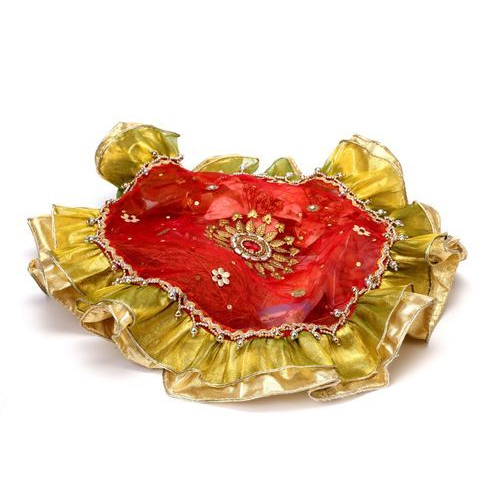Multicolor Wedding Thali Cover