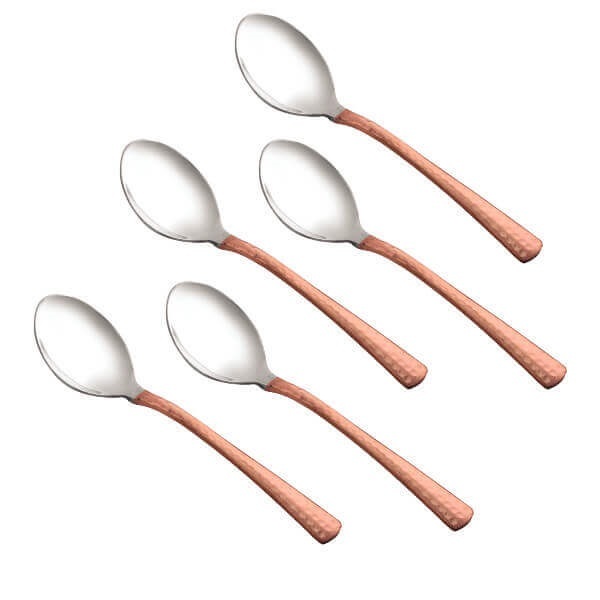 Tera Copper Spoon Set, Size: 6 cm