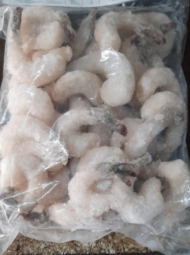 White Frozen Shrimp Seafood, Chilling, Packaging Type: Loose