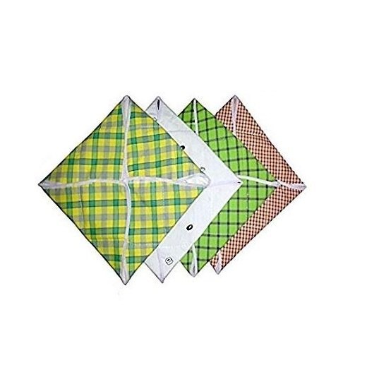 Multicolor Square Cotton Printed Roti Flap Cover, Packaging Type: Packet, Size: (21 X 20 Cm)