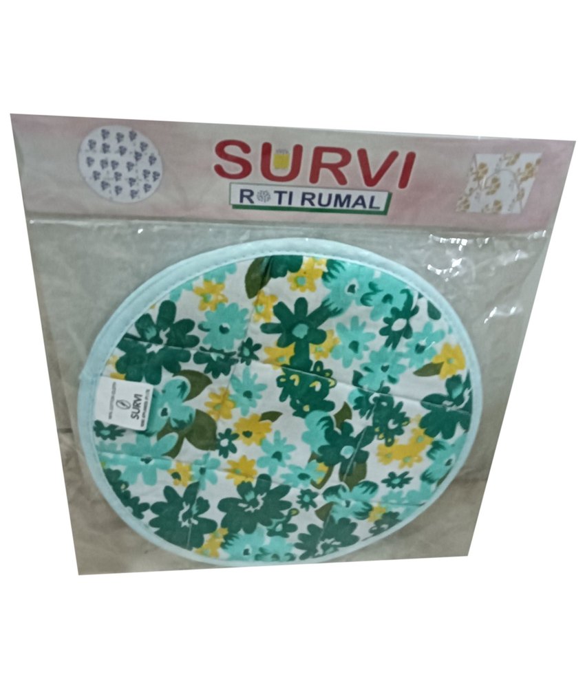 Survi Round Cotton Roti Cover, For Kitchen