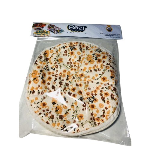 Round Cotton Chapati Cover, Size: 7 X 7 Inch