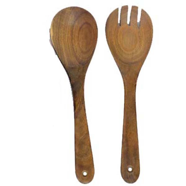 Brown VIW 24699 Wooden Salad Sever Spoon, For Home