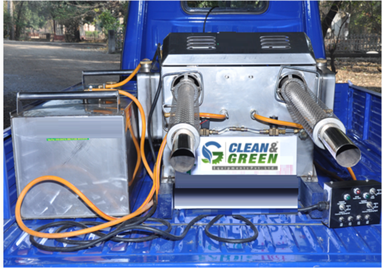 CLEAN GREEN Fuel Vehicle Mounted Fogging Machine, For OUTDOOR