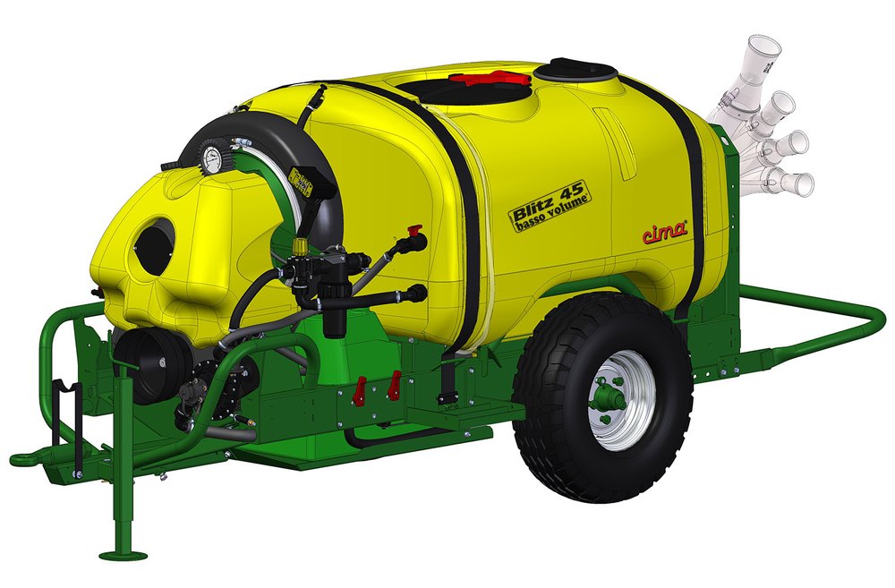 MS, Plastic Cima Blitz 45 Trailed Low Volume Sprayer