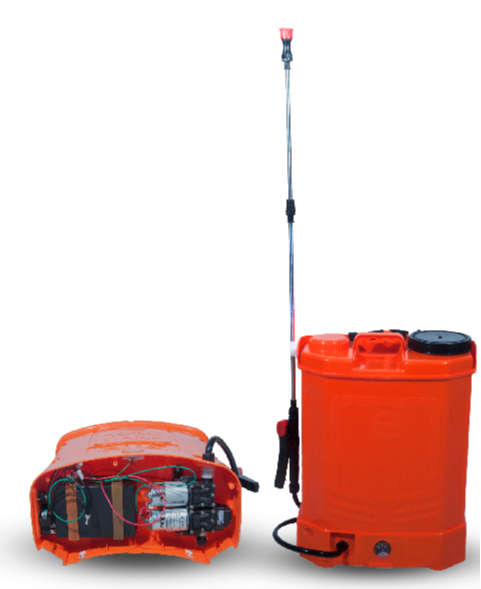 eAgroCare Plastic Knapsack Battery Sprayer 12v12A, 3.1 Kg, Model Name/Number: EAC-20C-35