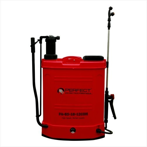 PERFECT Single Motor Knapsack Manual Cum Battery Sprayer, 12v * 8ah