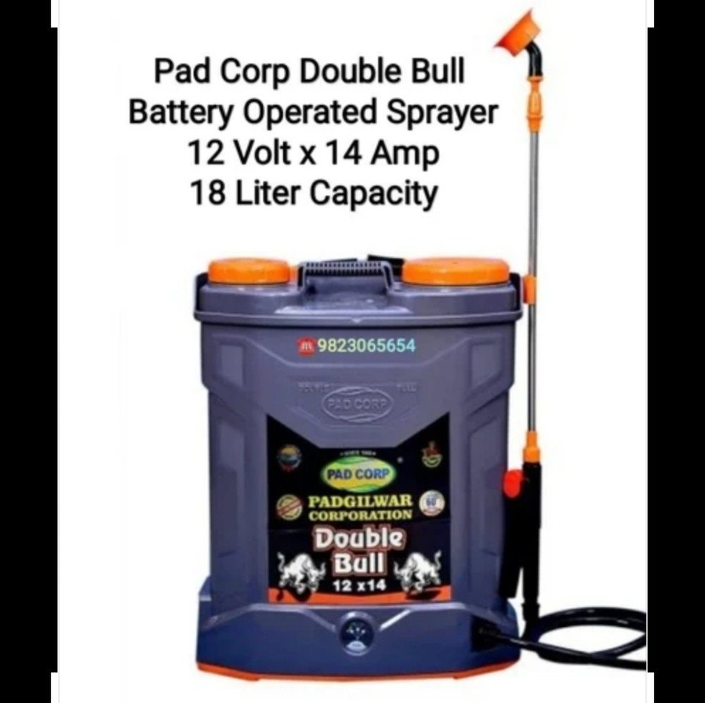 Double Bull Battery Sprayer, 12 AH, 18 Ltr