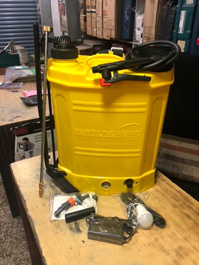 Battery Powered Knapsack Sprayer, 16 lt