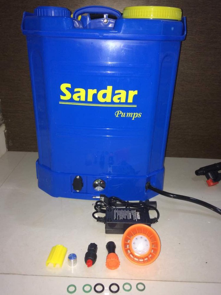 Blue Electric Sprayer, Capacity: 16 liters