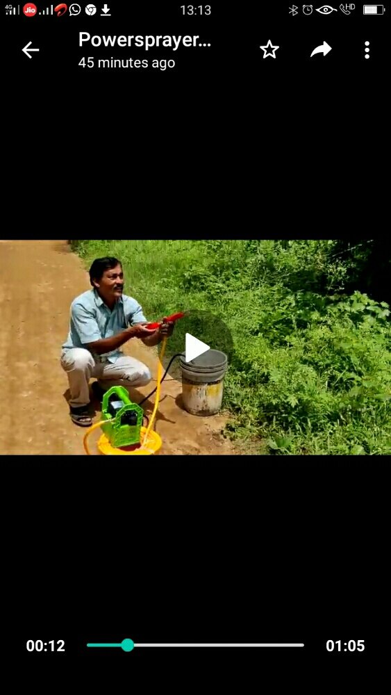 Kisankraft Battery Powered Portable Sprayer