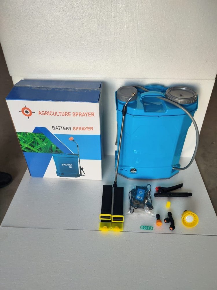 Battery Powered Knapsack Sprayer, 8 AH, 16 Litre