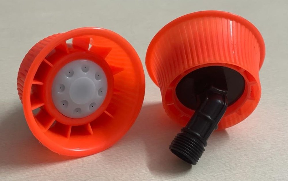 ABS Plastic 8 Hole bend nozzle, For Agriculture