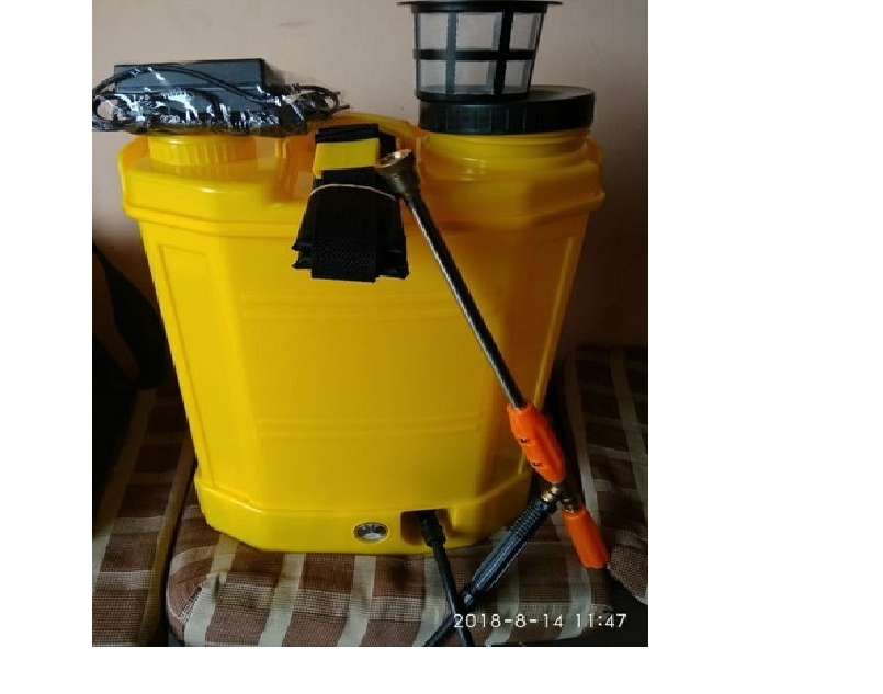 Battery Double Motor Disinfectant Sprayer, 12 AH, Capacity Of Storage Tank: 16l