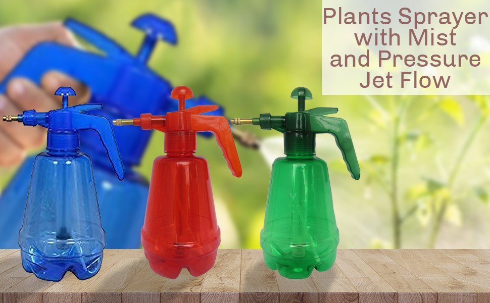 Pressure Spray Bottle 1.5 Litre Manual Hand Press Spray Bottle