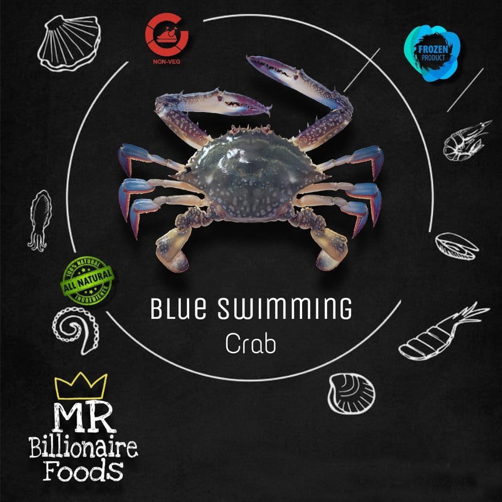Blue Swimming Crab, For Restaurant, Packaging Type: Thermocol Box