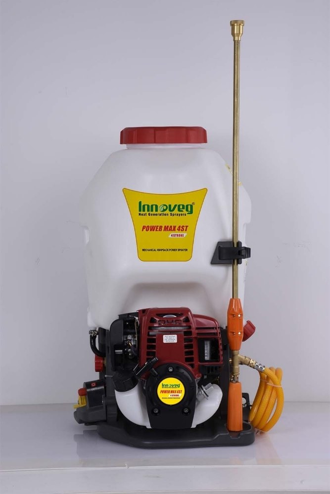 Brass Knapsack Power Sprayers 4 Stroke Power Max 4st Innoveg Honda Gx 35, 13KG