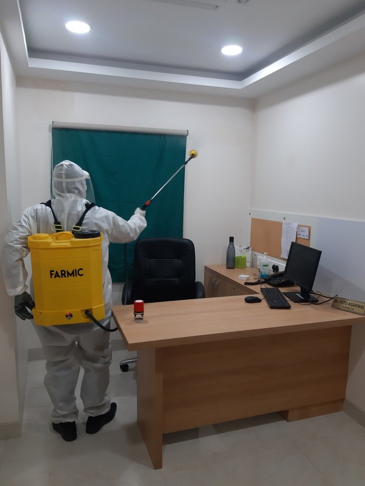 in Office Area School / College Sanitization Service Jaipur