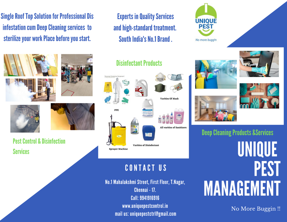 One Roof Top Solution - Disinfection Cum Deep Cleaning Services