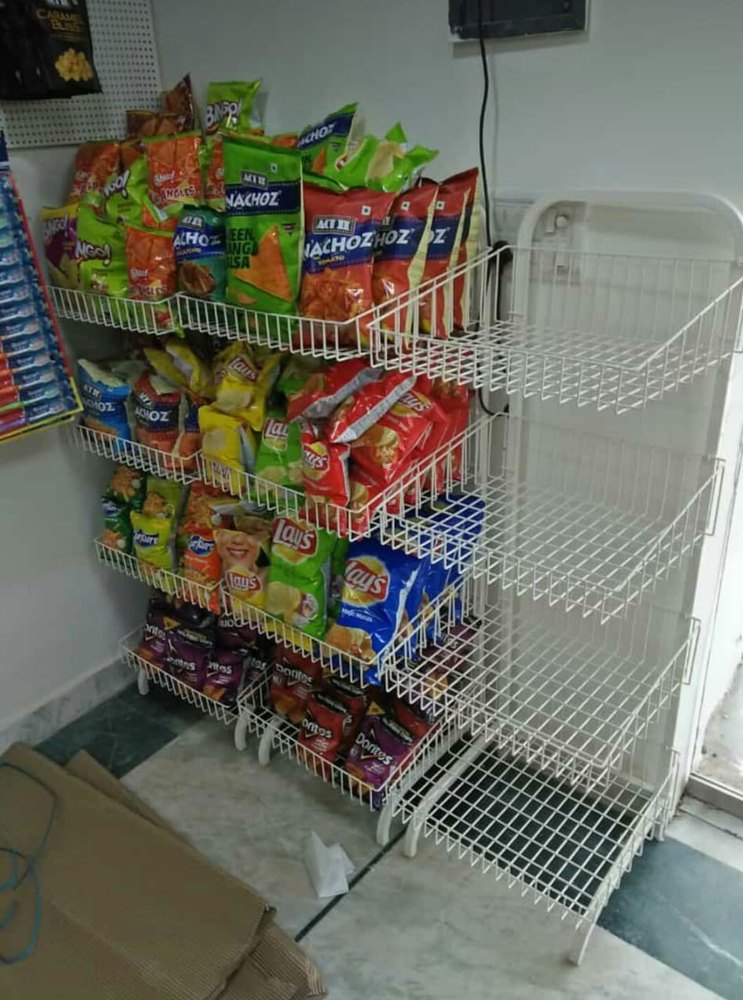 Snacks Display Rack, For Departmental Stores