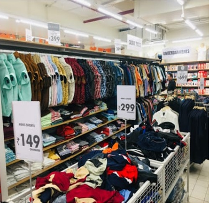Garment Display Rack, For Supermarket